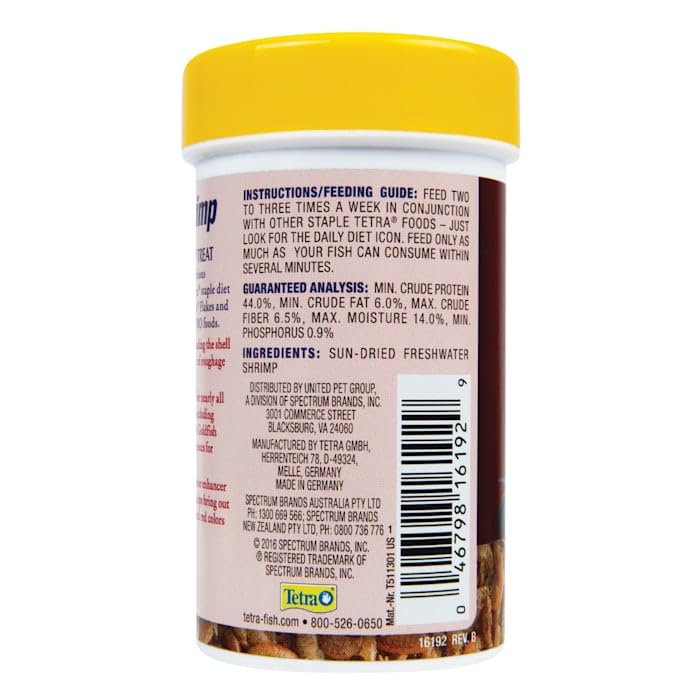 BabyShrimp 0.35 Ounce, Natural Shrimp Treat For Aquarium Fish (033197)