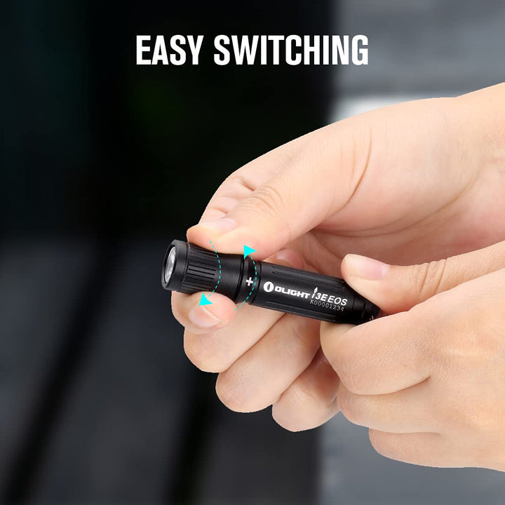 OLIGHT 90 Lumens i3E EOS PMMA TIR Lens AAA Flashlight C