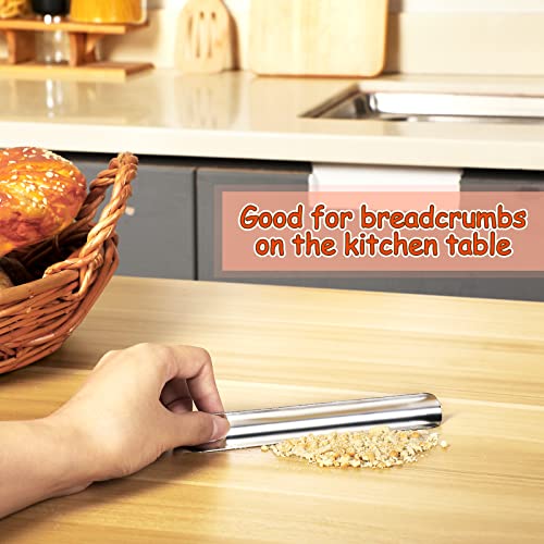 Crumbers for Servers, Table Crumb Sweepers Bread Crumber Cleaner Stainless Steel Table Crumbers for Tablecloth in Restaurants and Homes, Servers, Waiters, Waitresses Tool Accessories(Silver,5)