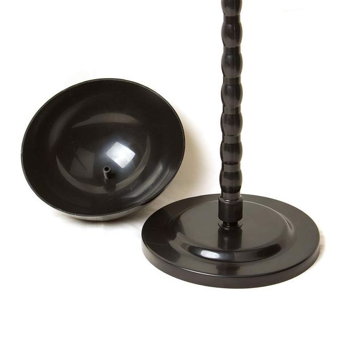 Wig Stand Plastic Hat Display Wig Head Holders Mannequin Head/Stand Portable Wig Stand Use Hat For Styling Drying Display Black Plastic Wig Stand (Black)