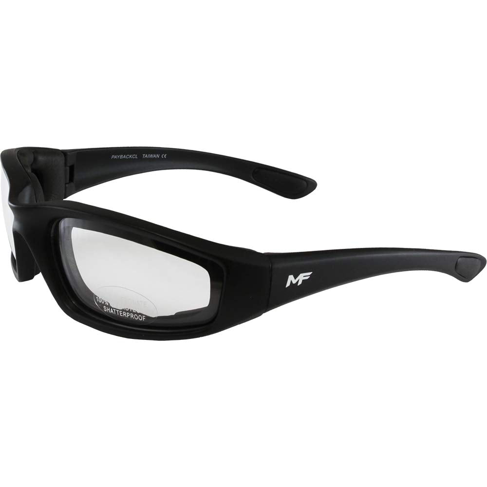 Payback Sunglasses (Black Frame/Clear Lens)