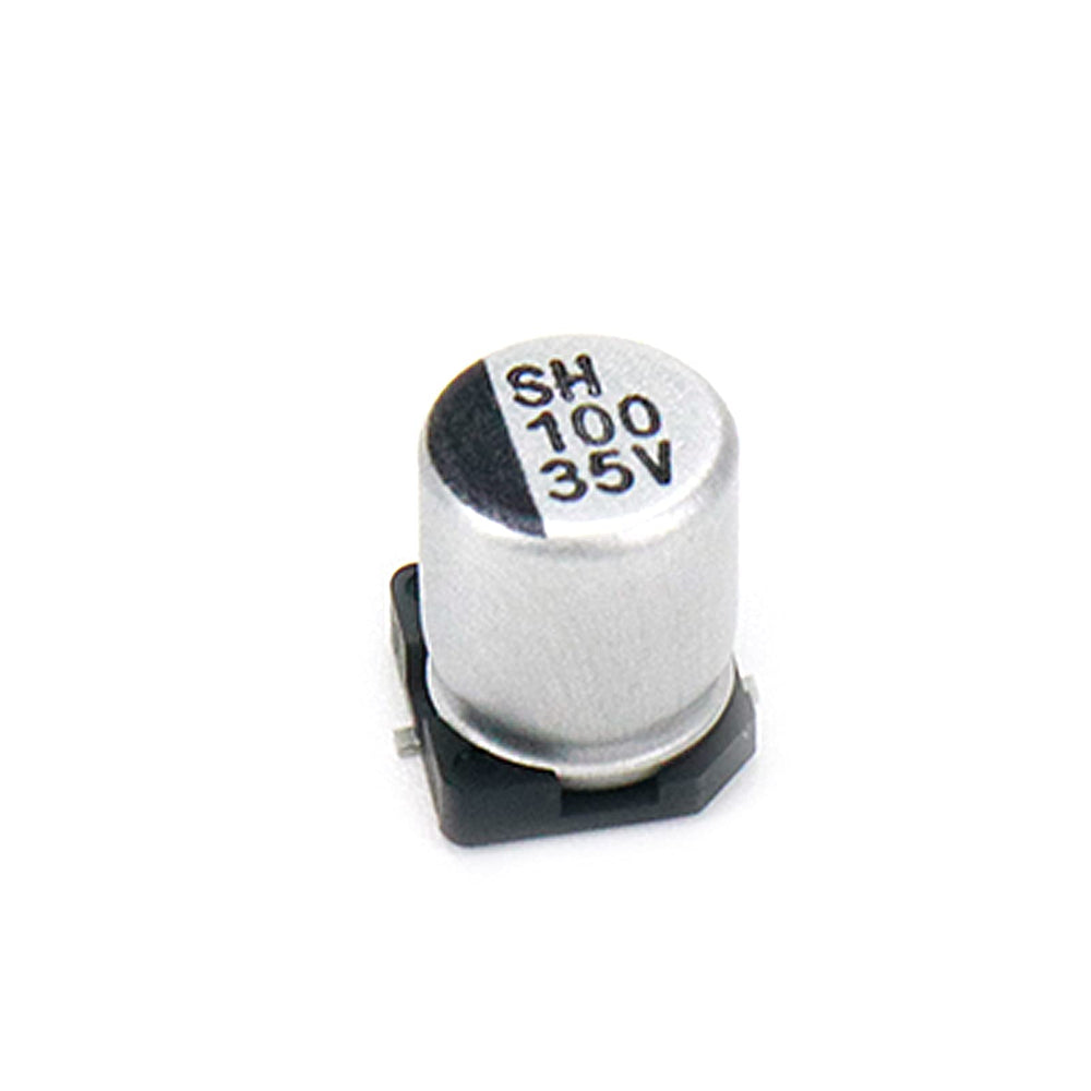 20Pcs SMD Aluminum Electrolytic Capacitors 100uF 35V