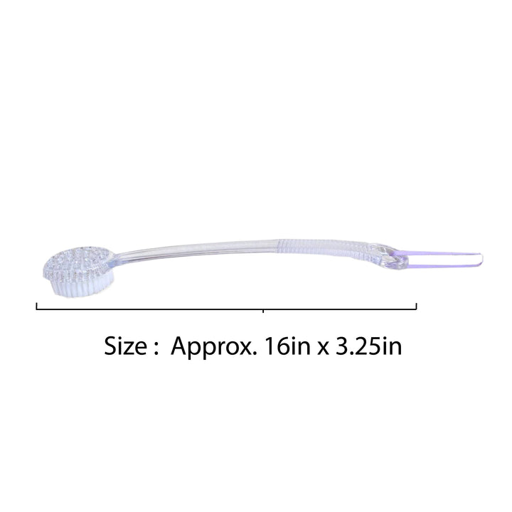 Exfoliating Bath Brush (15.5in) (Clear Handle)