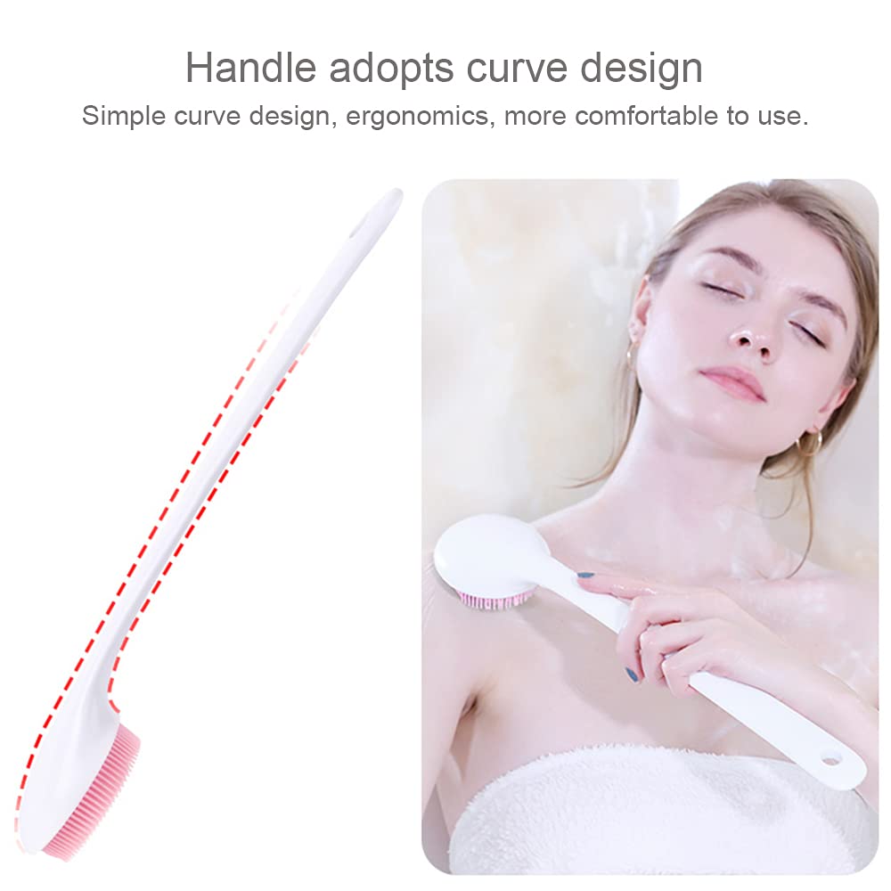 Silicone Back Scrubber for Shower, Back Washer Brush Lo