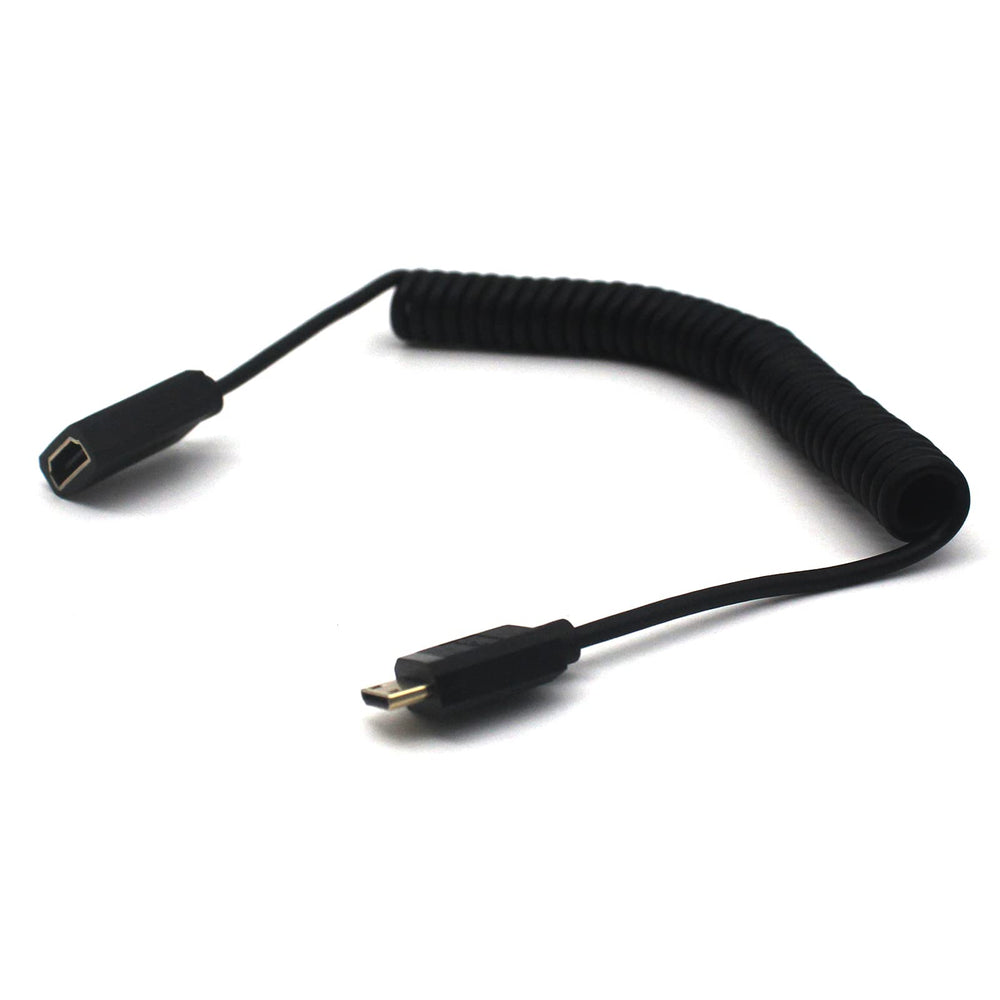 MOTONG Standard 4K HDMI 2.0 to Mini HDMI Cable, Coiled 
