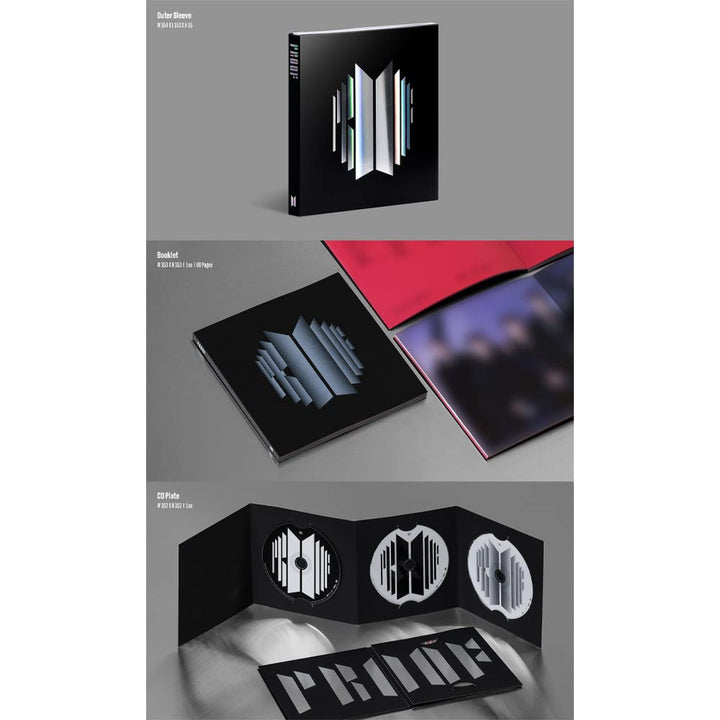 BTS - PROOF Standard Compact Edition Anthology KPOP Album (Compact Edition), Black