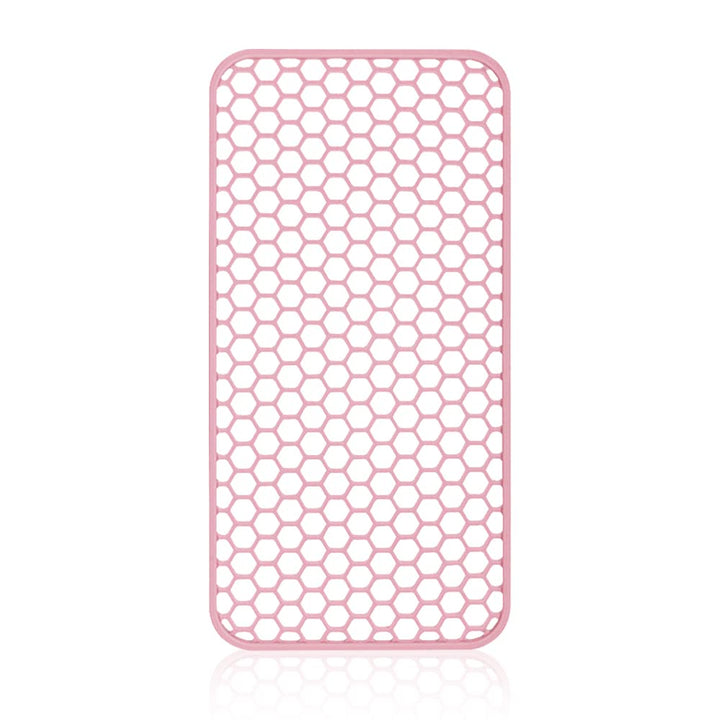 Large Heat Resistant Mat for Hair Styling Tools, Silicone Heat Pad for Curling Iron, Portable Travel Flat Iron Mat for Hair Straightener, Curler Wand, Hot Waver (Blue)