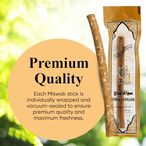Sewak Al-Falah: Miswak (Traditional Natural Toothbrush) (10 Pack) by Sewak Al-Falah