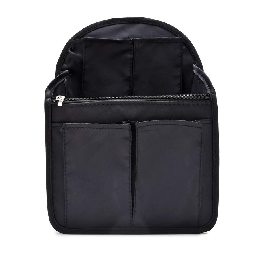 Mini Backpack Organizer Insert Small Bag Divider for Rucksack Purse Lightweight Nylon Shoulder Bag Organizer Insert, Blue Stripe