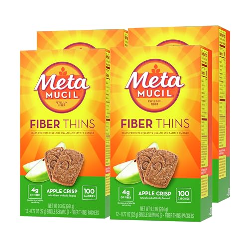 Metamucil, Fiber Thins, Daily Psyllium Husk Fiber Suppl