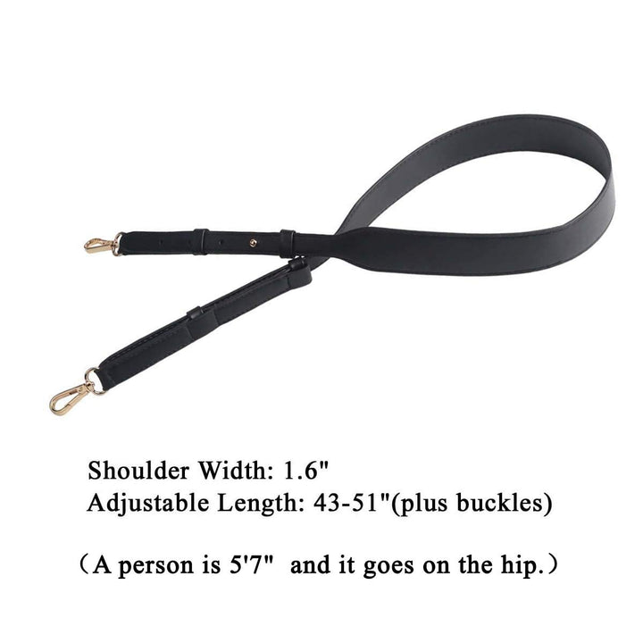 BEAULEGAN Wide Purse Strap Replacement - Microfiber Lea