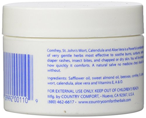 Country Comfort Herbal Savvy Comfrey, Aloe Vera, 1 Ounc