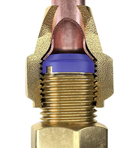 ® Model MSP-0406 Leak Free SAE Flare Connections - Refrigerant Leaks Refrigeration, HVAC, Ductless, Schrader Valve or Mini Split Applications (1/4, Mini Split Pack - (2) 1/4 and (2) 3/8)