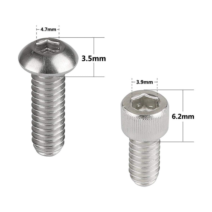 CAMVATE 1/4-20 Stainless Steel Screw Pack Multiple Type