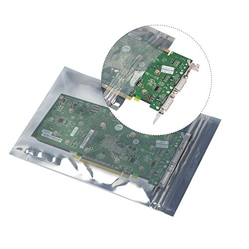 100pcs Premium Antistatic Bag, 4 X 6 inches Resealable Zipper Bag for SSD HDD and Other Electronic Devices