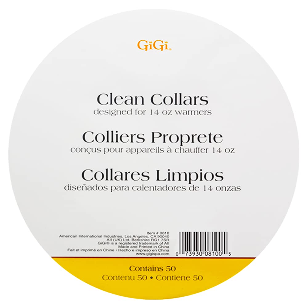 Gigi Clean Collars 50 Count For The 14 Oz Warmer #0810