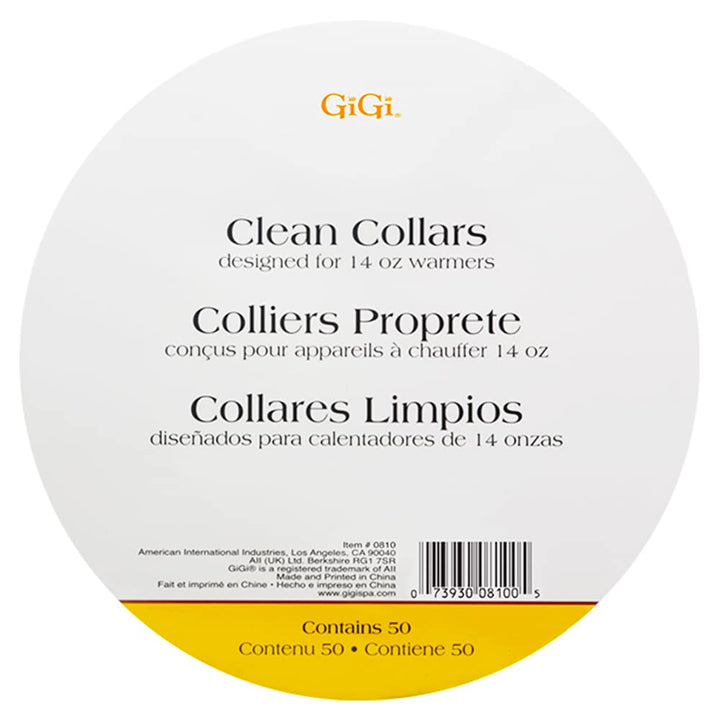 Gigi Clean Collars 50 Count For The 14 Oz Warmer #0810