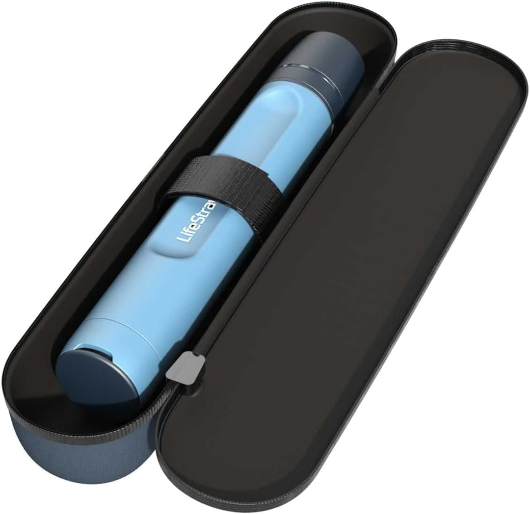 Official Carry Case for Personal Water Filter Straw, for Camping, Backpacking, and Travel, Dark Mountain Gray (Case Only)
