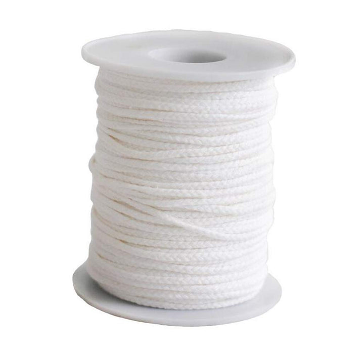 1 Roll 200Feet 24PLY Braided Candle Wicks Cotton DIY Natura Twine String Spools Wire Rope Candle Making Accessories for DIY Candle Making
