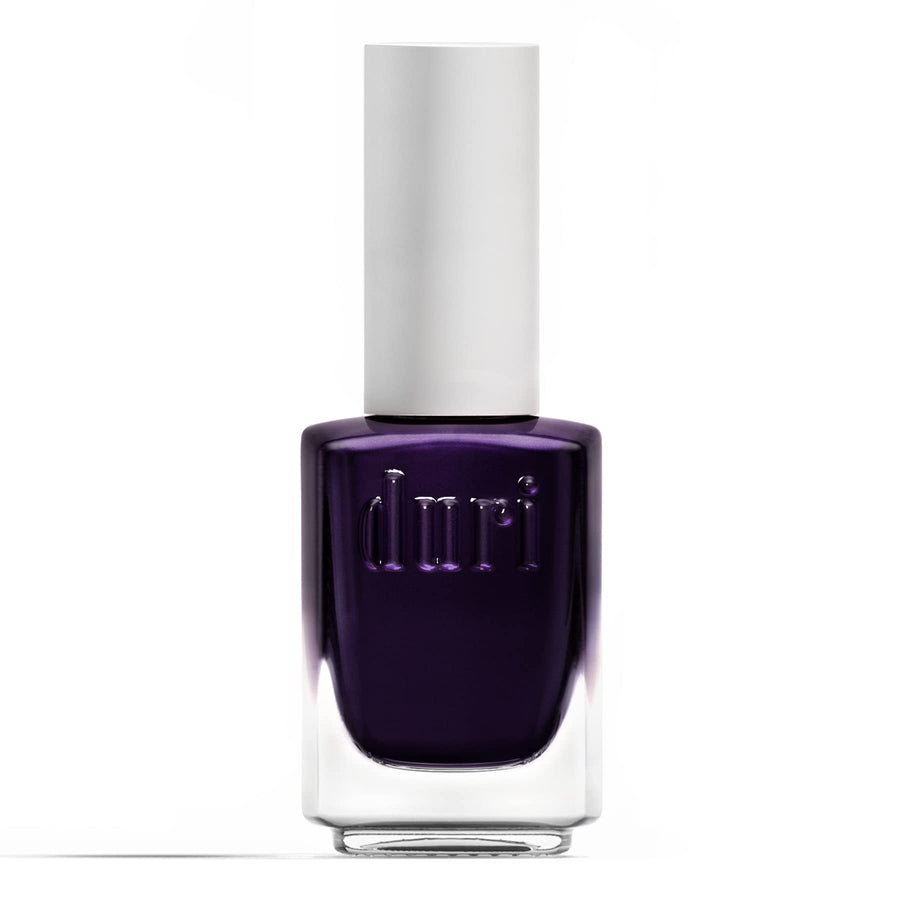 Nail Polish, 572 Purple Rain, Dark Shimmer Purple Lacquer Opaque Coverage, 0.5 fl.oz.