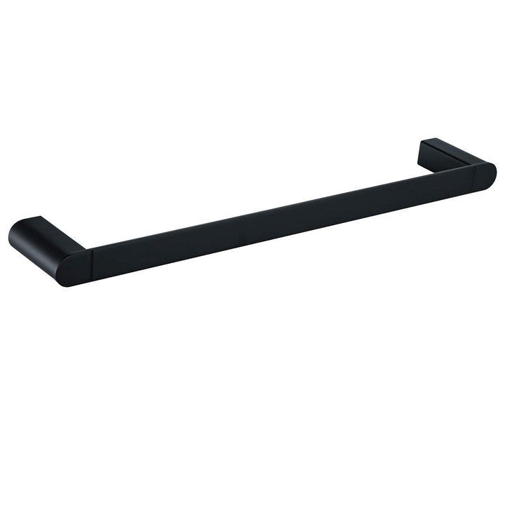 Matte Black Towel Bar Rack Holder Rod 18 inch Hand Towel Holder for Bathroom Kitchen Heavy Duty Hardware Accessories Wall Mount Contemporary Hotel Style.96026-2-18MB