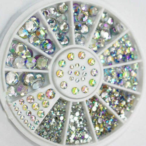 Great Mixed Diy Size Glitter Rhinestones Charm 3 D Nail Art Decor Accessories