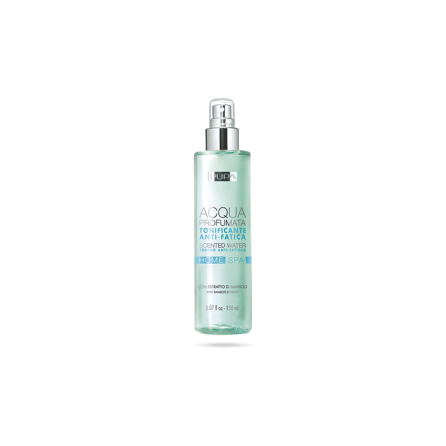 Milano Home Spa Toning Antifatigue Scented Water - A Wellness Elixir that Embraces Body and Mind - Fresh Unisex Fragrance - Citrus Notes and Transparent Water Accords - Bamboo Extract - 5.07 Oz