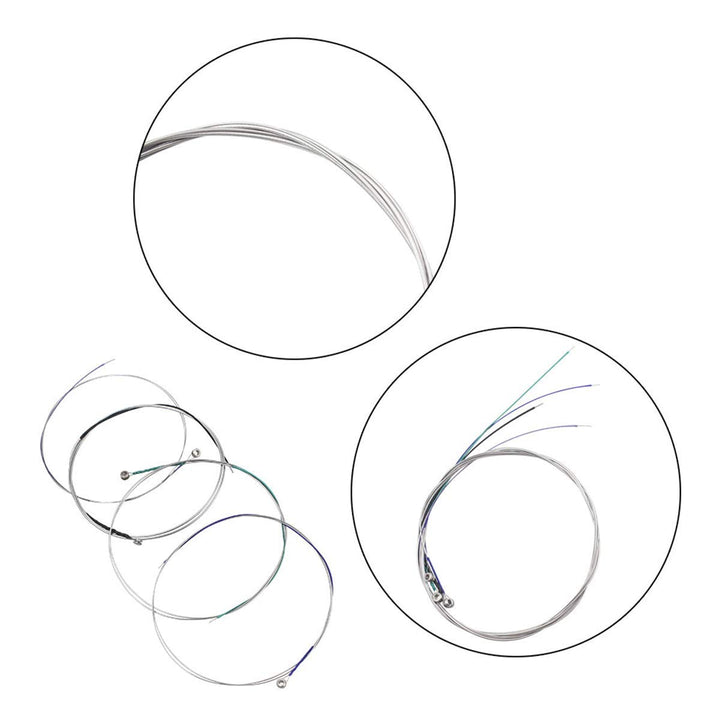 Viola Strings 2 Full Sets A D G C with Stainless Steel Core Nickel-Plated Ball-End Nickel Chromium Wound