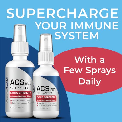 - ACS 200 Silver Extra Strength Immune System Support – Advanced Cellular Colloidal Silver Supercharges Your Immune System. Recommended by Doctors Worldwide ( 4 oz )