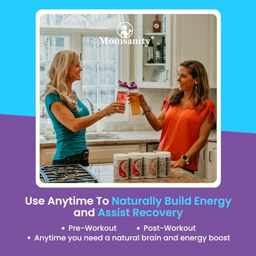 Momsanity BCAA Powder Preworkout for Women - Naturally 