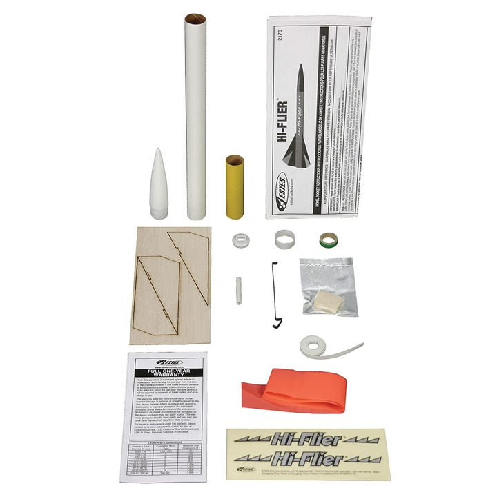 Estes Hi-Flier Flying Model Rocket Kit, ages 10 and up 