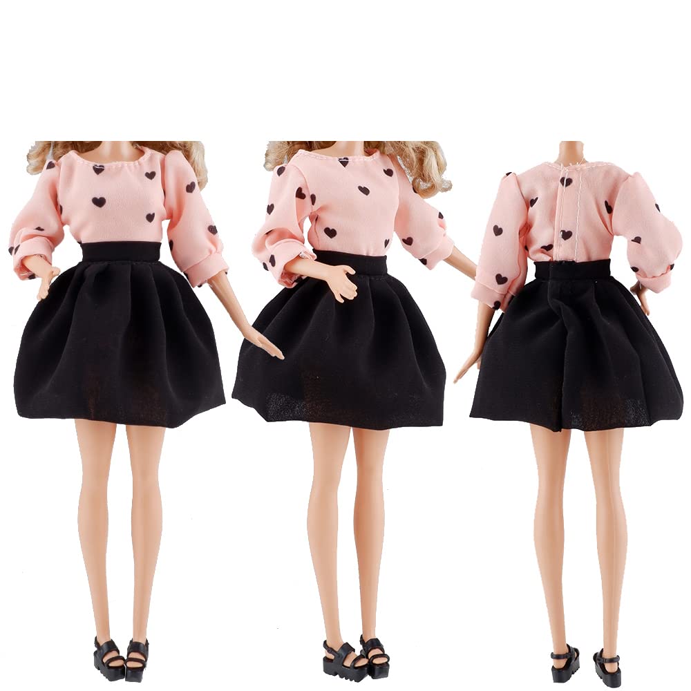 E-TING Handmade Doll Clothes Short Skirt Jumpsuits Offi