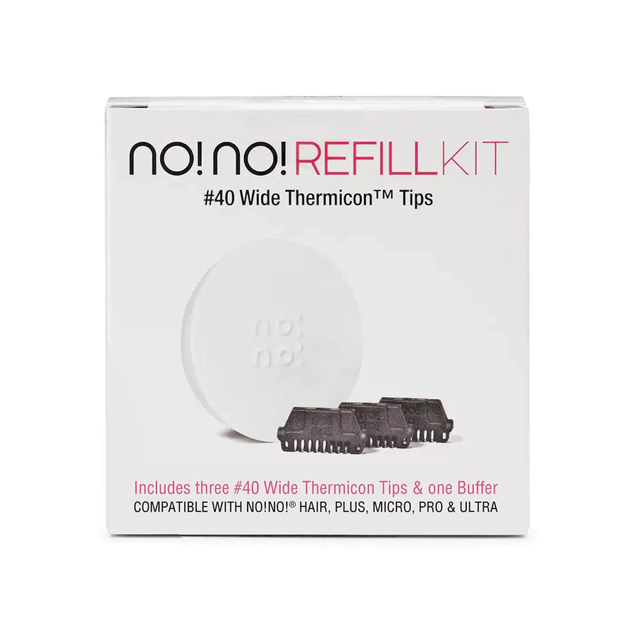 Hair Removal Kit Thermicon Tip Refill Pack (Wide Tip) for Legs, Back, Arms and Chest - 3 Count