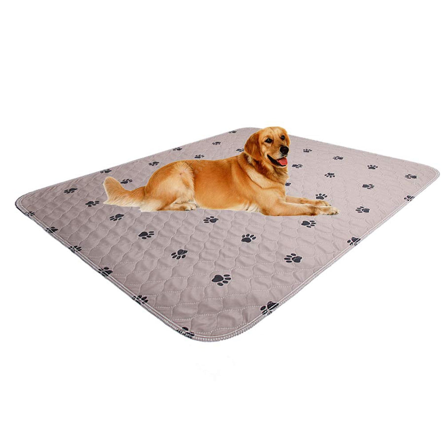 Washable Dog Pee Pads with Puppy Grooming Gloves,Puppy Pads,Reusable Pet Training Pads,Large Dog Pee Pad,Waterproof Pet Pads for Dog Bed Mat,Super Absorbing Whelping Pads 36x72 In(Pack of 2)
