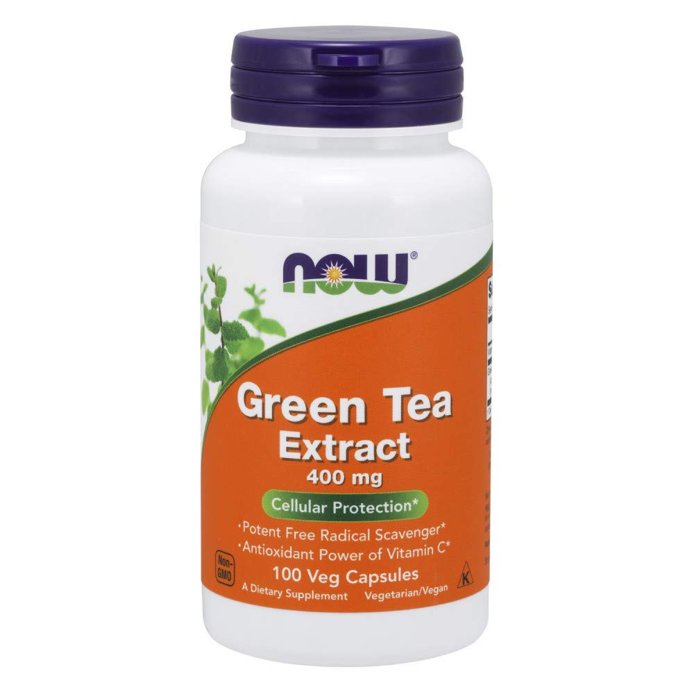 NOW Foods Supplements, Green Tea Extract 400 mg with Vi