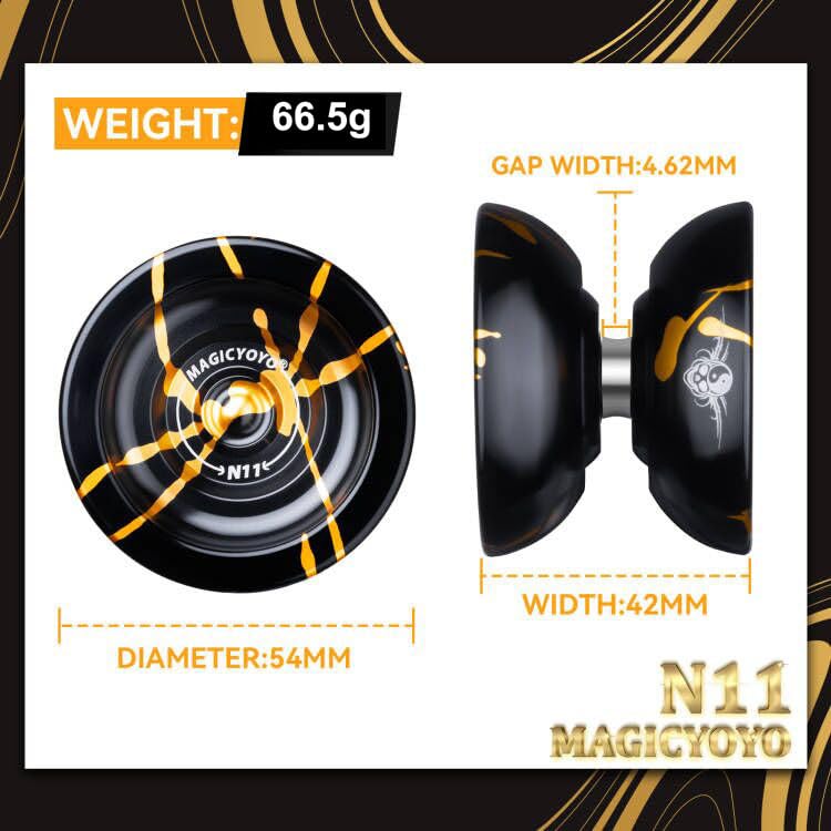 MAGICYOYO N11 Professional Unresponsive Yoyo N11 Alloy 