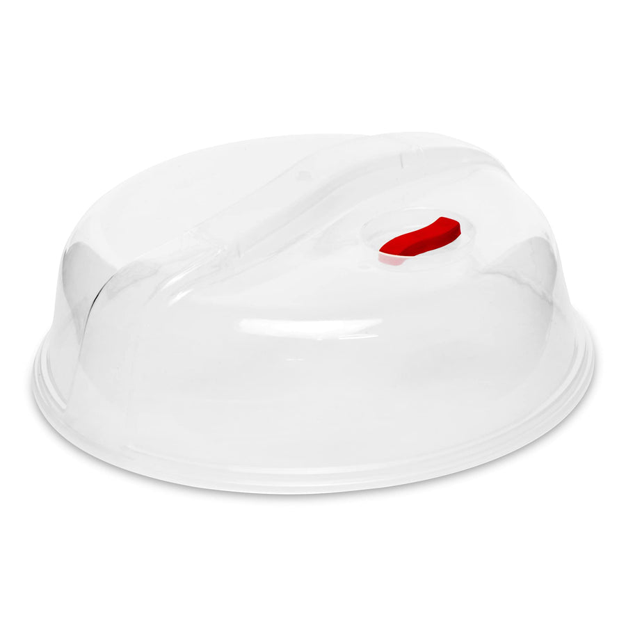 DecorRack Microwave Plate Cover With Vents and Easy Gri