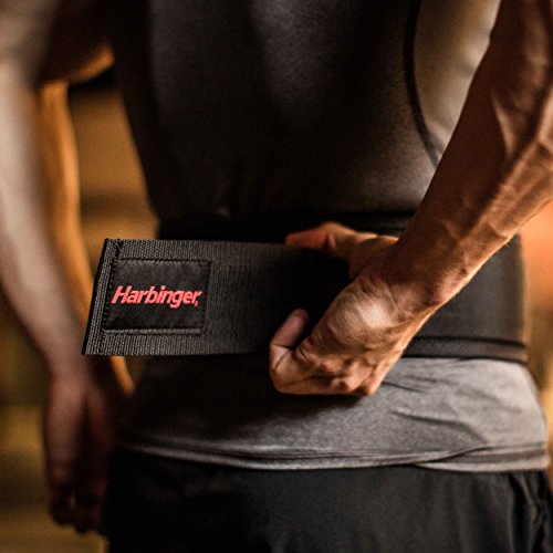 4-Inch Nylon Weightlifting Belt, Small,Black