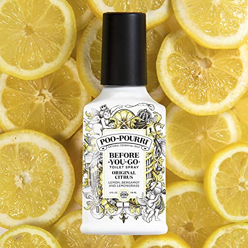 Poo-Pourri Before-You-Go Toilet Spray, Original Citrus,