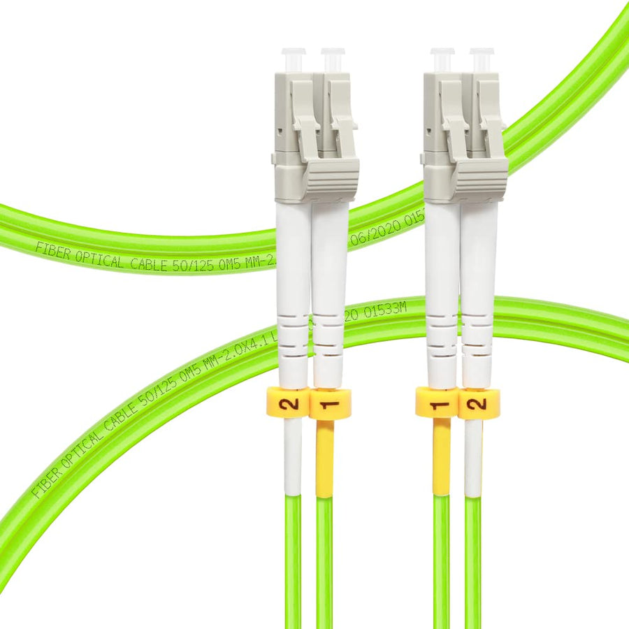 FLYPROFiber 1M/3ft OM5 LC to LC Fiber Patch Cable, Leng