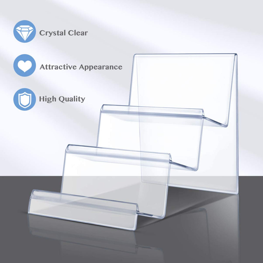 Cabilock Wallet Display Stand Acrylic Storage Rack Wall