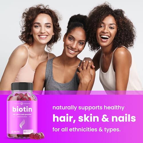 NutraChamps Sugar Free Biotin Gummies 10000mcg [High Po
