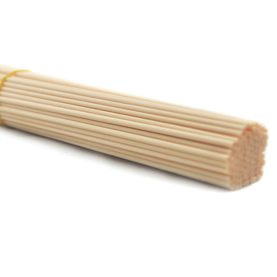 100 Pieces Fiber Reed Diffuser Replacement Refill Sticks (12 x 3mm, Beige)