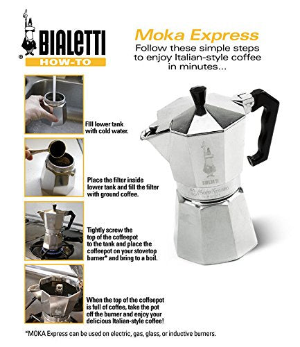 Bialetti - Moka Express: Iconic Stovetop Espresso Maker