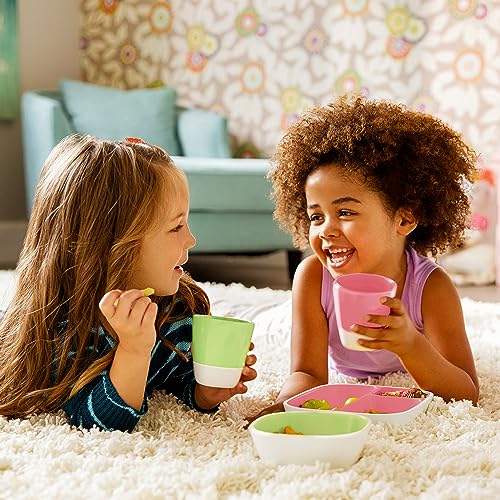 ® Splash™ Open Toddler Cups with Training Lids, 7 Ounce, Multicolored, 4 Pack