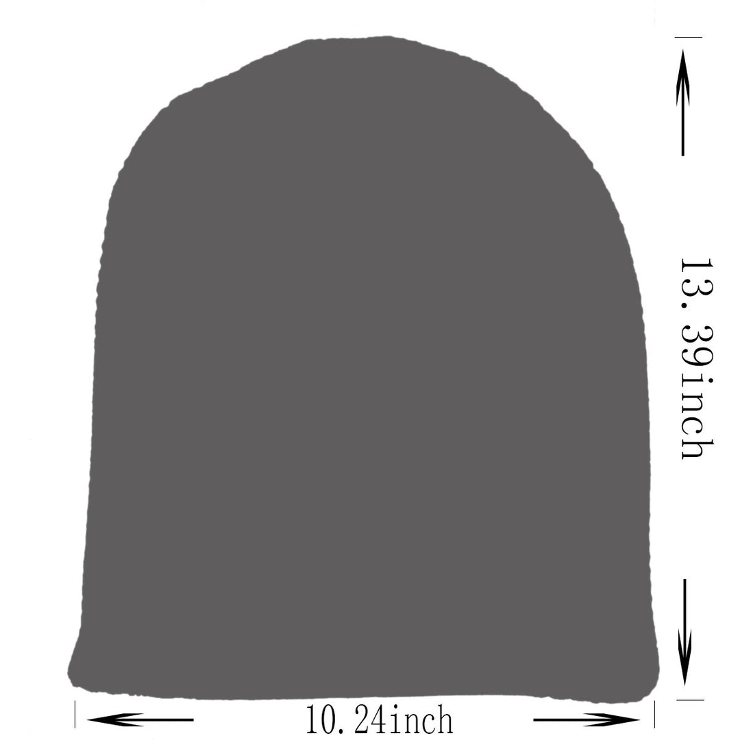 FORBUSITE Mens Slouchy Long Oversized Beanie Hat Black 