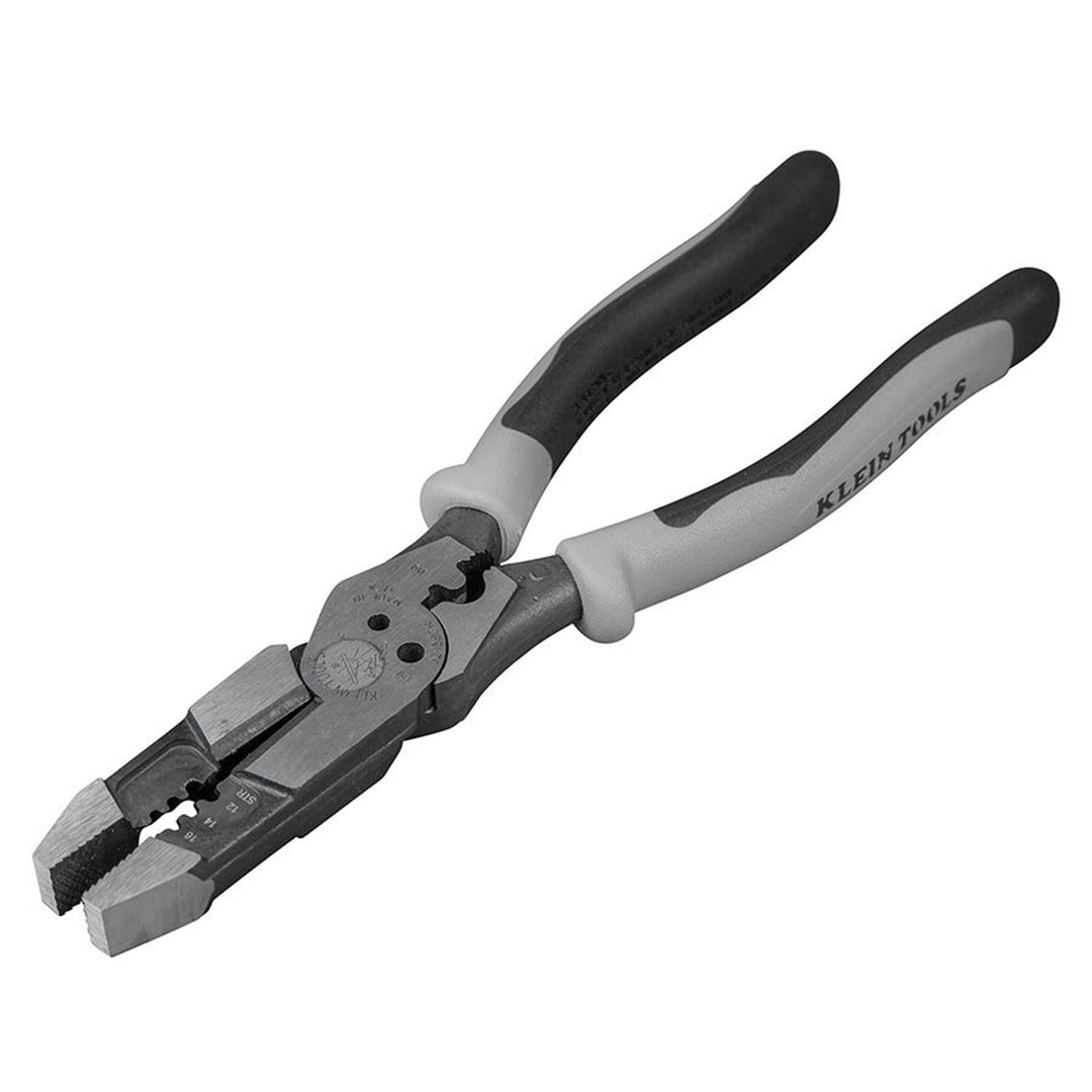 J215-8CR Multitool Pliers, Hybrid Multi Purpose Tool / Crimper, Wire Stripper, Bolt Shearing, Wire Grabbing, Twisting, Looping