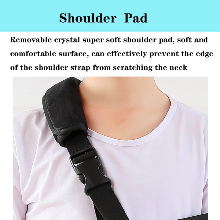 Ledhlth Leopard Women Arm Sling for Shoulder Elbow Wrist Injury Teenagers Adults Shlouder Brace Support Immobilizer for Broken Arm (Red Leopard print, Adults L)