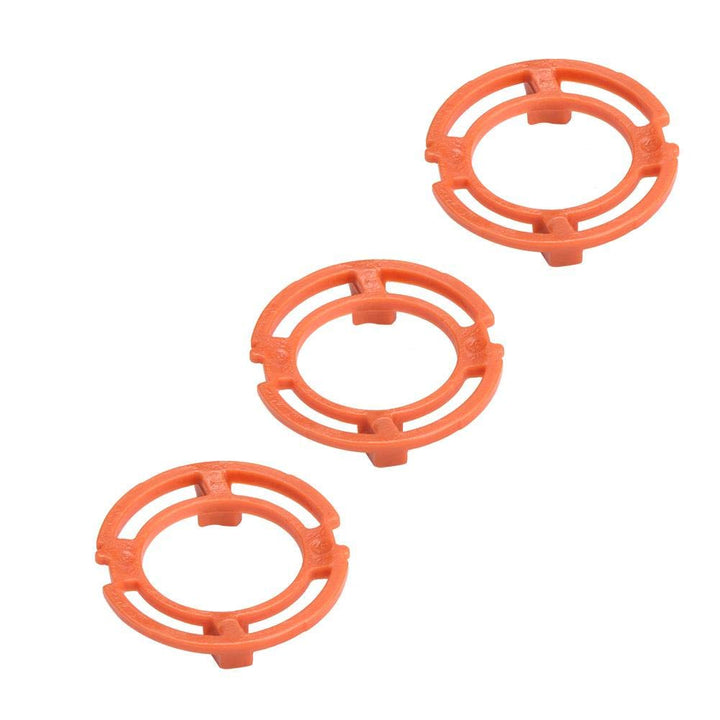 3PCS Shaver Razor Retaining Lock-Ring Orange Blade Retaining Rings for Norelco Series 7000 9000 RQ12 Models