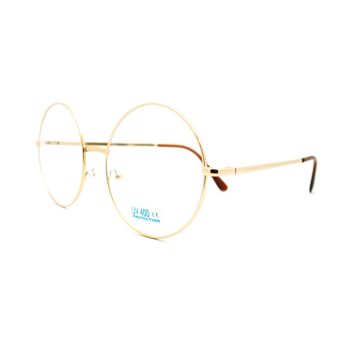 JuicyOrange Super Oversized Round Circle Frame Clear Le